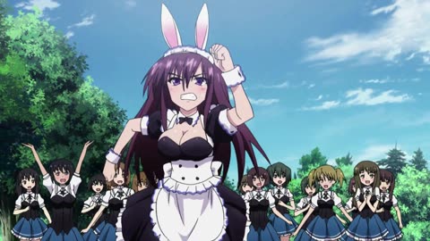 Absolute Duo - girls chasing Rito