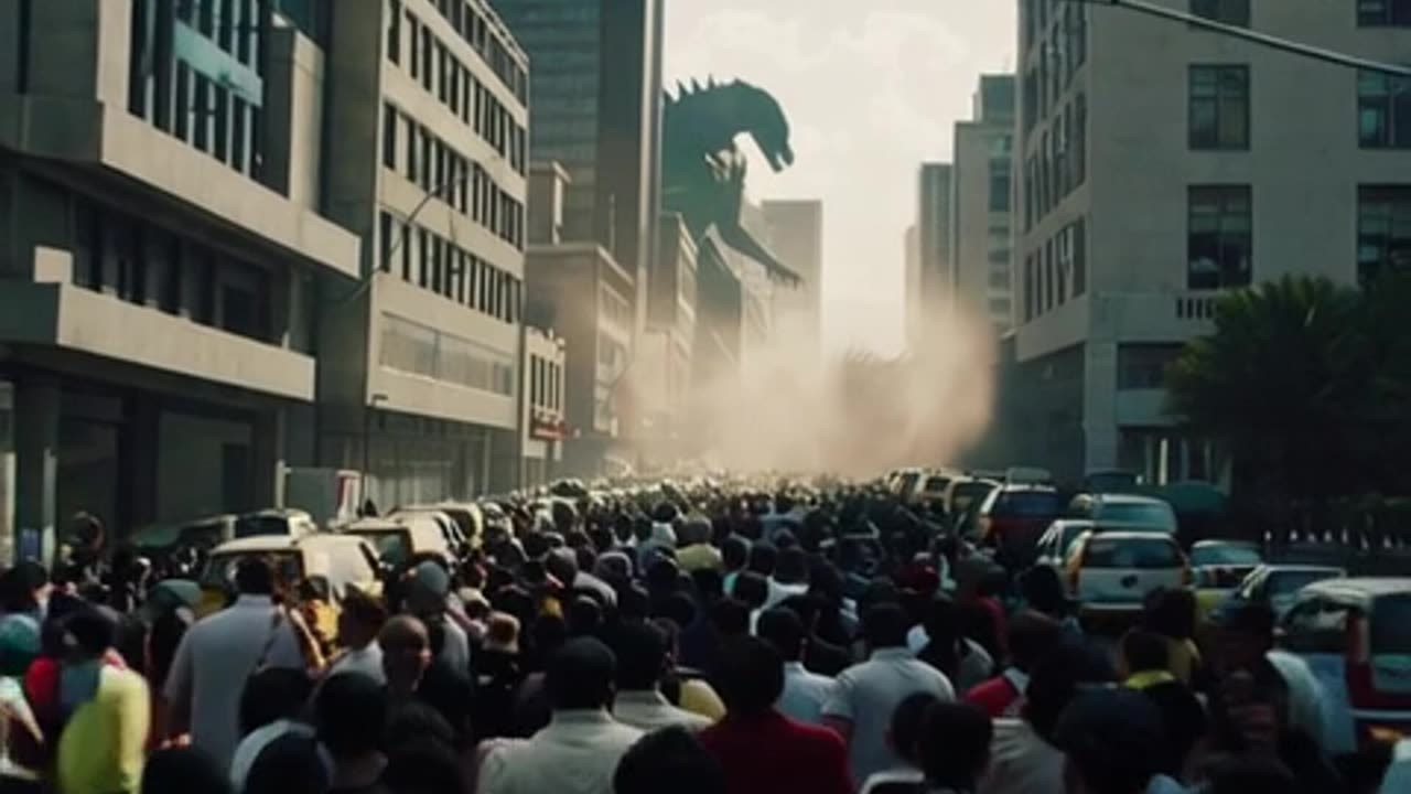 A futuristic AI dinosaur