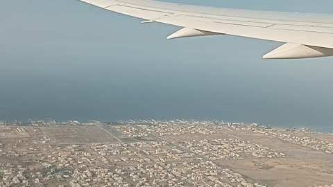Peaceful Sky Journey – View from My Airplane Seat