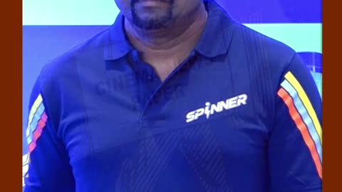CRICKET LEGEND MUTTIAH MURALITHARAN AT THE LAUNCH OF SPINNER THE SPORTS BEVERAGE CATEGORY