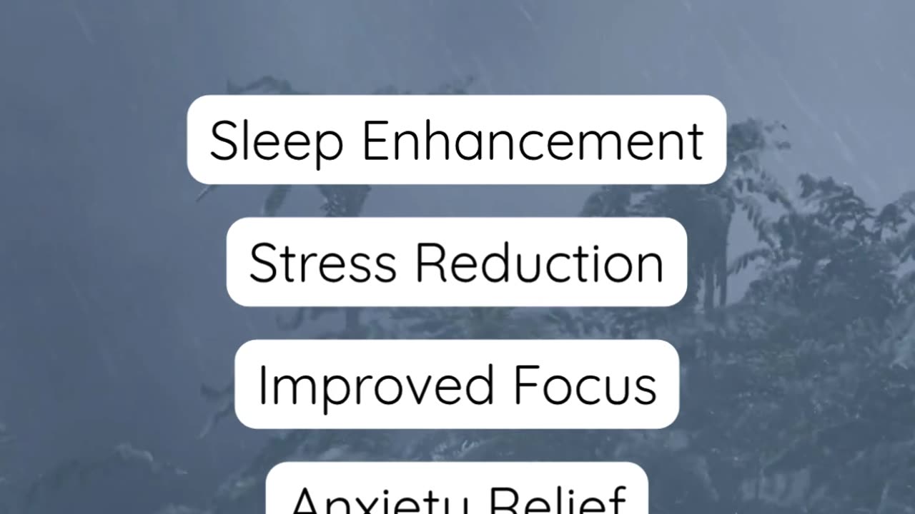 Ambient Rain and Thunder Sounds for Deep Sleep, Focus & Relaxation | Nature White Noise