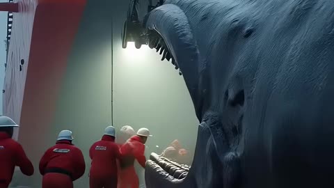 Polar bear baby rescue