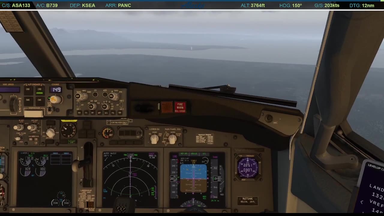 Landing in Anchorage (PANC)