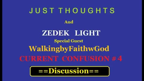 Just Thoughts and Zedik Light Current Confusion Discussion 4 (2015) Retro