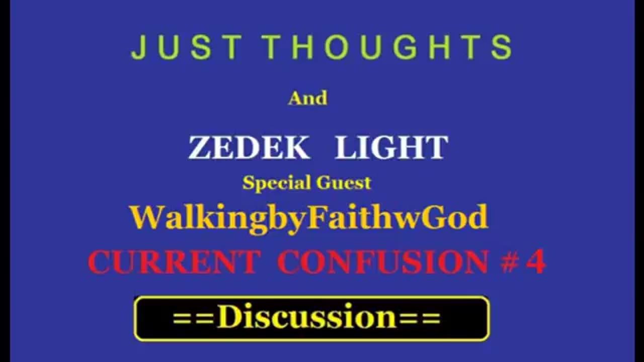 Just Thoughts and Zedik Light Current Confusion Discussion 4 (2015) Retro