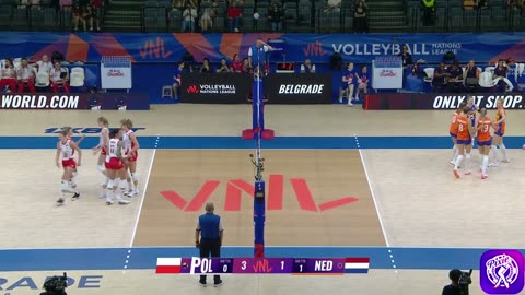 🔴 LIVE เนเธอร์แลนด์ vs โปแลนด์ | VNL 2025