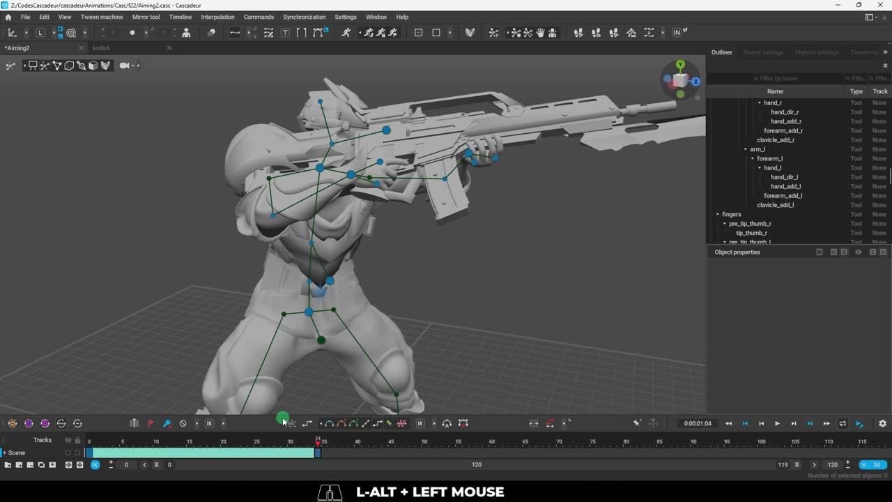 Cascadeur: Copying RELATIVE Position