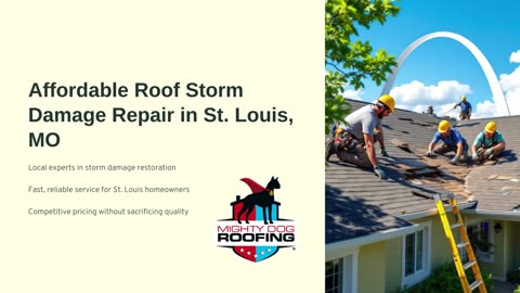 Affordable Roof Storm Damage Repair in St. Louis, MO