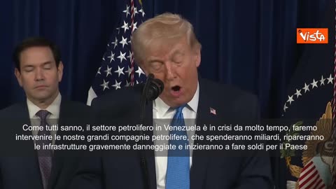 NOTIZIE DAL MONDO Trump:Le compagnie petrolifere USA ripareranno le infrastrutture petrolifere per fare soldi per il Venezuela