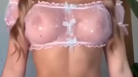 No Bra TikTok Bouncing Transparent Boobs 