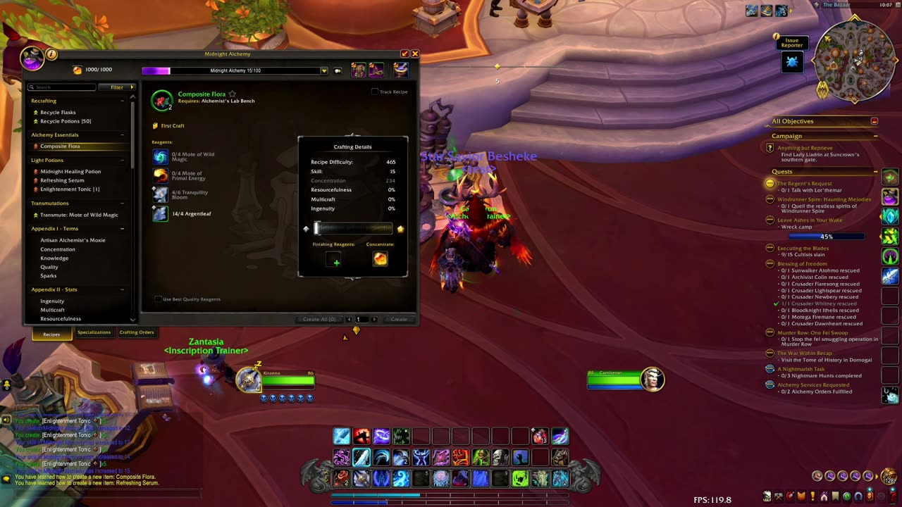 WOW MIDNIGHT BETA TEST I STAT SQUISH #gaming