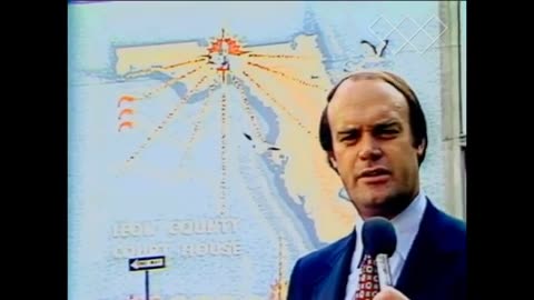 News Reporter Outside Ted Bundy Trial