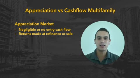 Appreciation vs Cashflow Multifamily