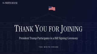 President Trump Participates in a Bill Signing Ceremony, June 12, 2025
