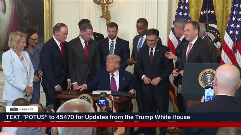 President Trump Participates in a Bill Signing Ceremony, June 12, 2025