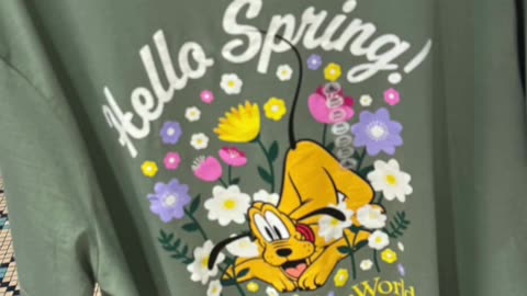 Walt Disney World Pluto Hello Spring T Shirt #shorts