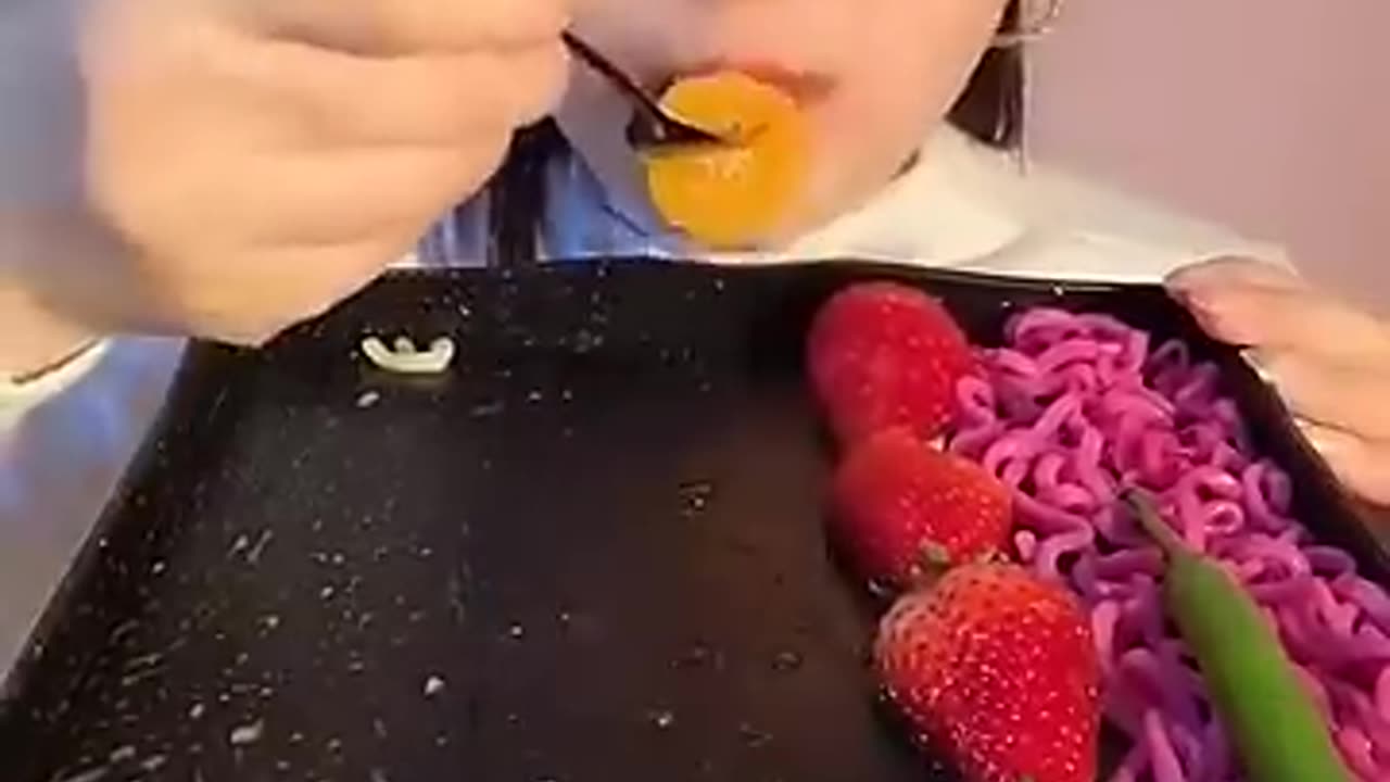Mukbang food eating