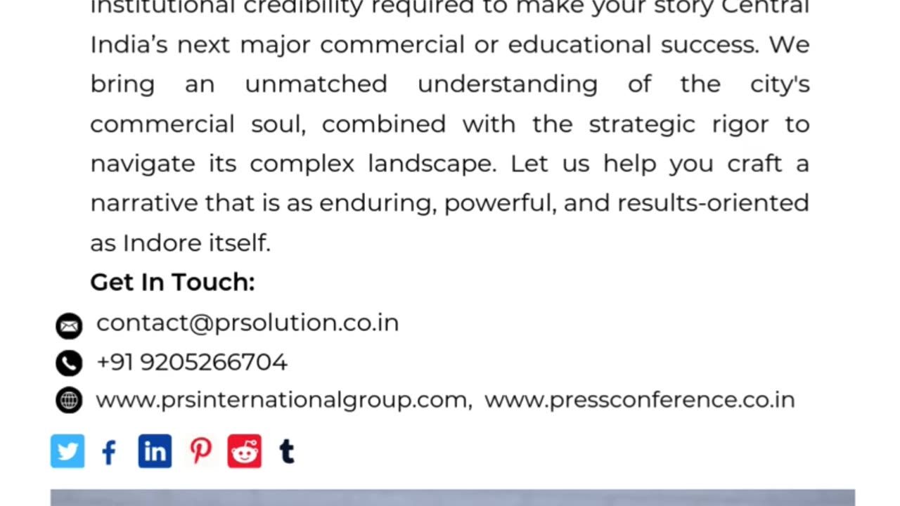 Indore’s TOP PR Agency