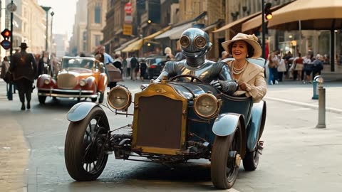 When Robots Ruled 1920s Society #aifilm #shortfilm