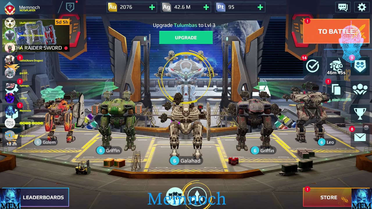 War Robots fun with Mem and the Underground Fight Club - Silver Knights