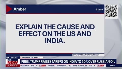 President Trump's 50% tariffs on India take effect | LiveNOW