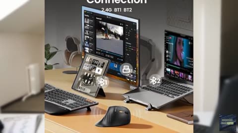 ProtoArc EM11 NL Ergonomic Mouse with EC200 Ergonomic Office Chair