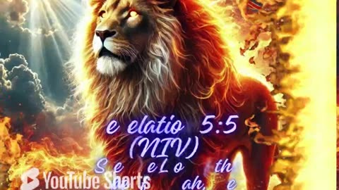 The Lion of Fire: A Symbol of Strength and Divine Power #motivationalvideo #bibleverse #motivation