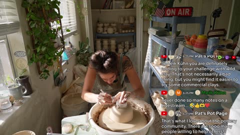 Live 🔴 Swan City Ceramics - Ep. 113 Pottery Livestream