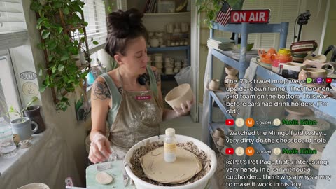 Live 🔴 Swan City Ceramics - Ep. 113 Pottery Livestream