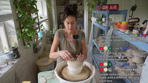 Live 🔴 Swan City Ceramics - Ep. 113 Pottery Livestream
