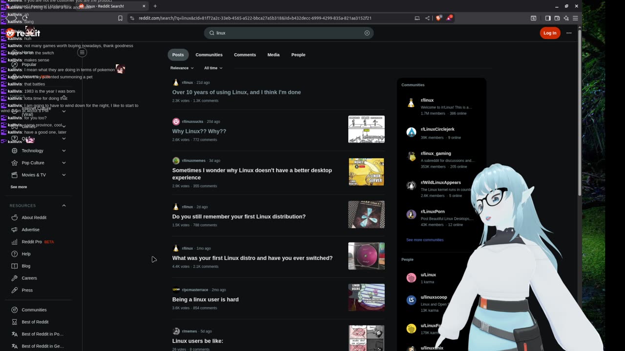 Linux and Chatting