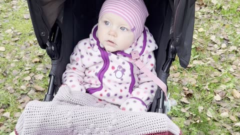 Family Puddle Walk — Baby Kayla Playing in the Rain ☔👣