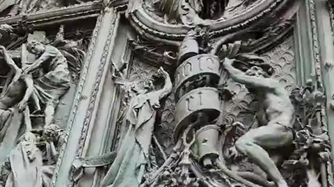 THE COMPLEXITY AND THE PERFECT DETAILS OF THIS DOOR ARE MIND-BLOWING