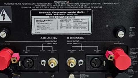 Threshold SA4e Poweramp