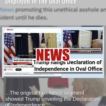 Fact Check: Trump Did NOT Unveil 'Trump 2028' Hat Framed To Be Displayed In The Oval Office