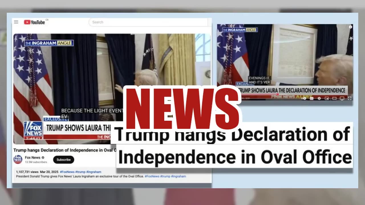 Fact Check: Trump Did NOT Unveil 'Trump 2028' Hat Framed To Be Displayed In The Oval Office