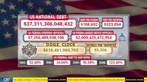 DOGE Clock Live: US Debt Tracker, DOGE Savings & Breaking News