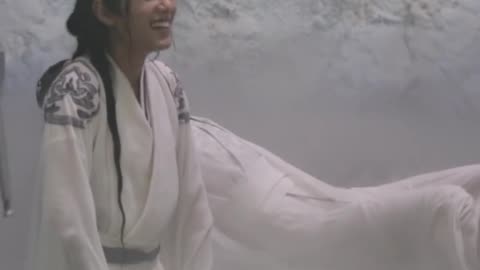 Water Play on Set! Lan Zhan & Wei Wuxian Look So Happy 😂