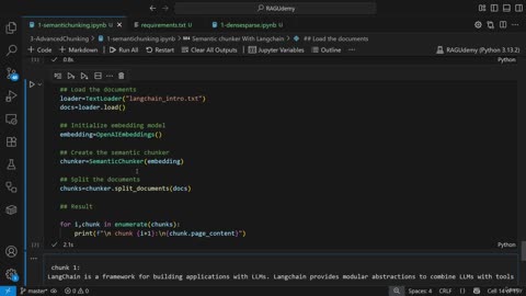 40KN - Semantic Chunking With Langchain