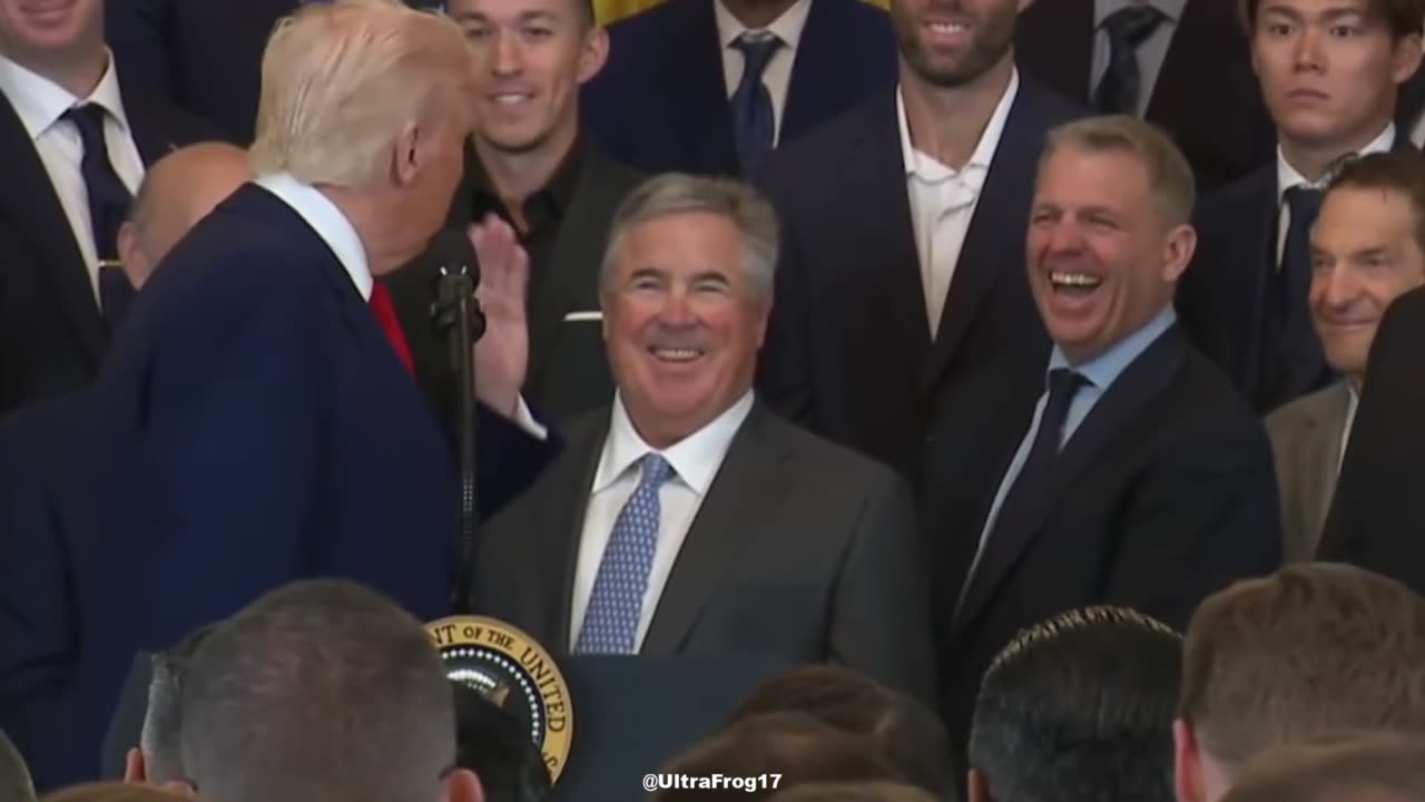 Trump confident and smiling during tariff gamble