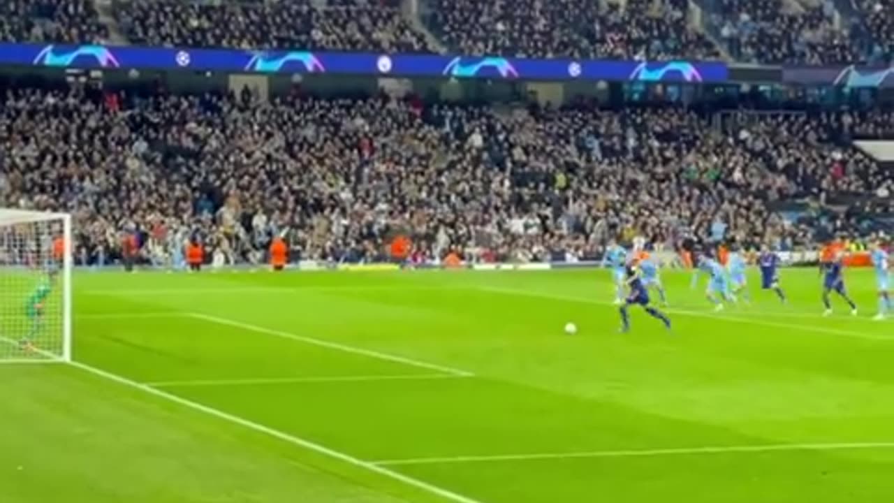 Manchester City vs Real Madrid. Karim Benzema panenka goal. UEFA Champions League 2022
