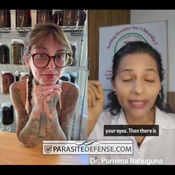 Eye Clues for Parasites