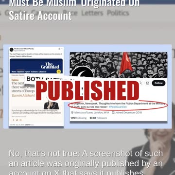 Fact Check: FAKE Guardian Article Screenshot Demanding 'Next Pope Must Be Muslim' Was Satire