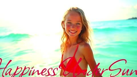 Electronic Music. Song Happiness Under the Sun.