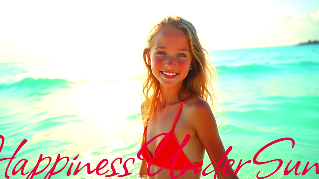 Electronic Music. Song Happiness Under the Sun.