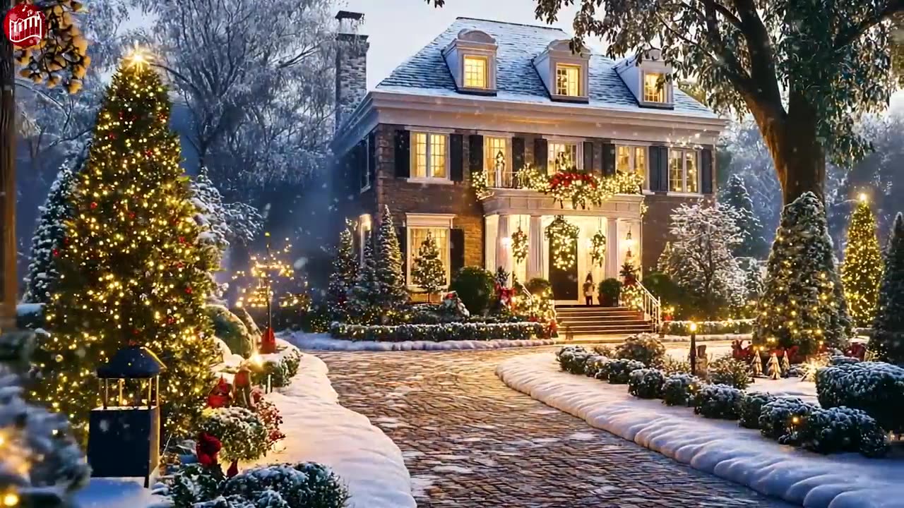 Christmas Scenes and Music Relaxing Christmas Songs
