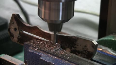 Custom Damascus Titanium Flipper Folding Knife Creation - Full Video