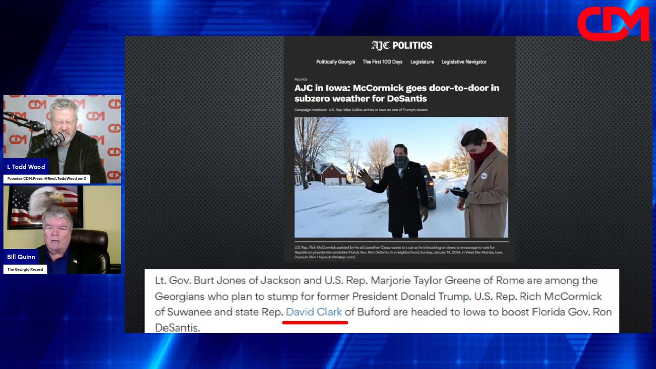 The Georgia Show! Bob Barr Disclosures, Bessent IRS, Sanctuary Cities, Christianity 8/10/25