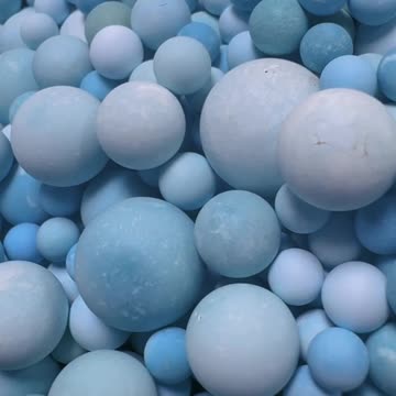 20250720-7 Natural Sterling Treatment Turquoise Bead Strand: Blues Record Grooves on Wrist