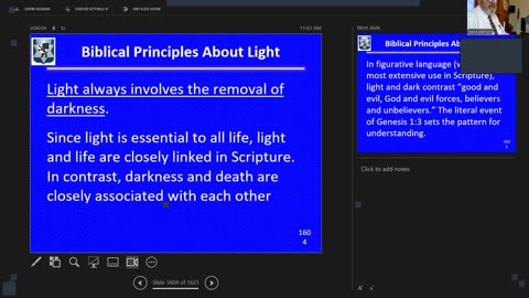 Sunday May 25, 2025 Life of the Messiah 170: Light Removes Darkness,
